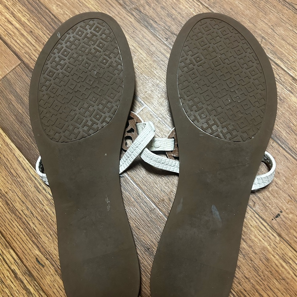 Tory Burch Miller Block Heel Sandals 50mm SZ 9 - Picture 4 of 4